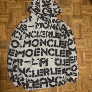 Moncler Fuzzy Monogram Hoodie